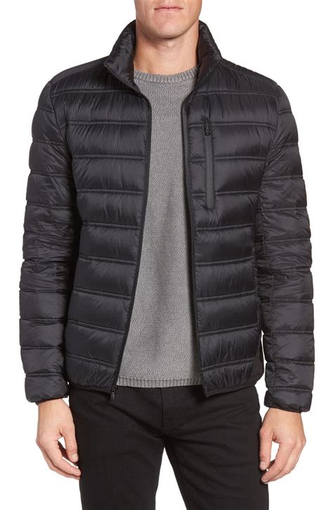 buy michael kors men nylon down fill jacket|michael kors men's wool jacket.